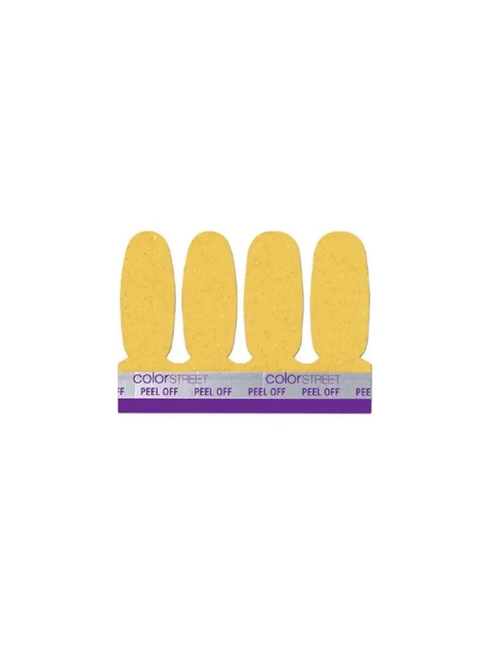 *Retired* Color Street: Banana Bonanza (Accent Pack) | Yellow Sheer Jelly Neon - Picture 12 of 12